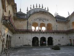 Inside view of Bala Quila, Alwar fort