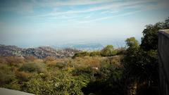 View of Alwar City from Bala Quila fort