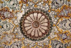 Meenakari on the ceilings of the Alwar Fort