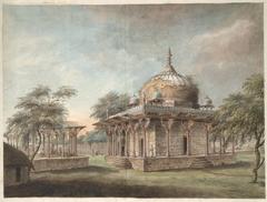 The Nadan Mahal, the tomb of Shaikh 'Abd al-Rahim in Lucknow watercolor