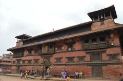 Patan Museum behind the Golden Door in Nepal