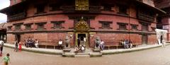 Patan Museum with its Golden Gate in Kathmandu, Nepal