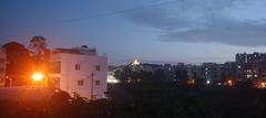 Evening blue sky over Rajarajeshwari Nagar, Bangalore