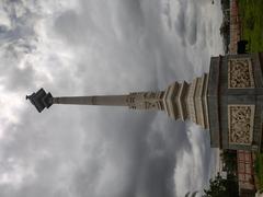 Sthambha at Sri Dwadasha Jyothirlinga Devasthana, Omkara hills, Bangalore