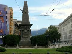 Monument to Vasil Levski in Sofia, Bulgaria