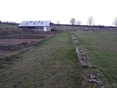 North Leigh Roman Villa ruins in Oxfordshire