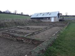 North Leigh Roman Villa ruins