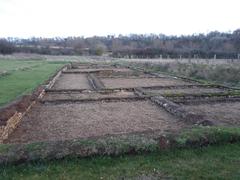 North Leigh Roman Villa ruins in Oxfordshire