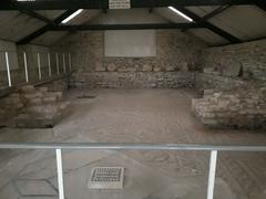 North Leigh Roman Villa ruins