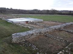 North Leigh Roman Villa remains in Oxfordshire