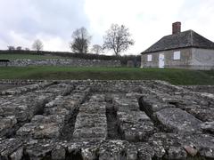 North Leigh Roman Villa ruins