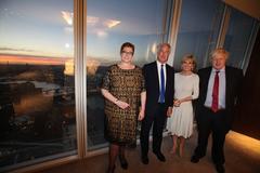 UK ministers Boris Johnson and Michael Fallon with Australian ministers Julie Bishop and Marise Payne at AUKMIN meeting