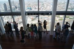 The View from The Shard in London, UK