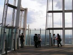 view platform at Shard of Glass skyscraper