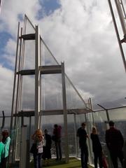 Visitors on the 72nd floor of the Shard in London