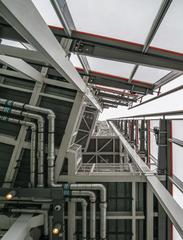 Looking up at The View from The Shard, Level 72