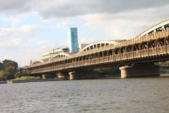 Imbaba Bridge over Nile River in Cairo