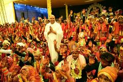 Swami Ramgovind Das at 111 kanyadan ceremony