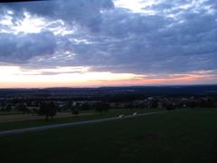 Sunset view from Schwanner Warte in Straubenhardt