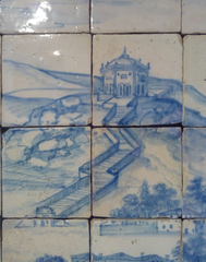 Chapel of Saint Amarus in Lisbon depicted in an early 18th-century tile panel