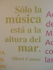 Albert Camus quote at Acuario Inbursa in Mexico City