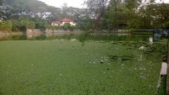 Vanchikulam freshwater lake in Thrissur, Kerala