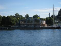 Nybroviken with a view towards Junibacken, Stockholm