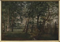 The Deer Park North of Copenhagen, painting by Dankvart Dreyer