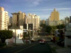 view of Campinas city center from 10 blocks away