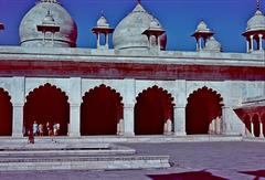 Red Fort Mosque in Agra, 1977