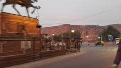 Agra Fort at sunset