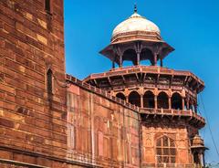 Agra Fort with clear blue sky