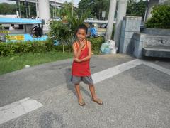 Statue of Our Lady of Peace and Good Voyage located at Glorietta of Our Lady of the Airways Parish Church in Pasay City