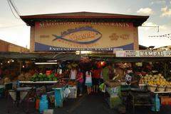 Dampa Seaside Market in Manila