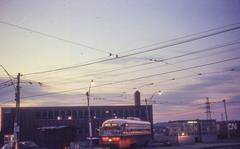 Toronto streetcar at Keele Loop in 1968