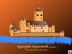 Kaiserpfalz Keyserswerdt reconstruction attempt