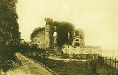 ruins of Kaiserpfalz in Kaiserswerth circa 1900