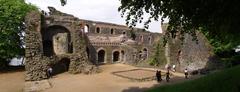 Ruins of Kaiserpfalz in Kaiserswerth