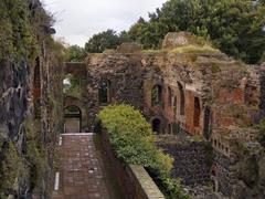 Ruins of the Imperial Palace in Kaiserswerth, Düsseldorf, North Rhine-Westphalia