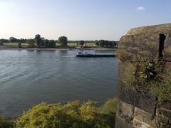 Ruins of the Kaiserpfalz imperial palace in Kaiserswerth, Düsseldorf, North Rhine-Westphalia