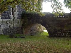 Ruins of the imperial palace in Kaiserswerth, Düsseldorf, North Rhine-Westphalia