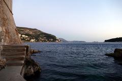 Dubrovnik cityscape at dusk