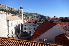 Dubrovnik Old City Walls on a clear day