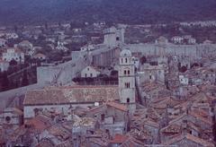 1964 view of Dubrovnik from Rupe