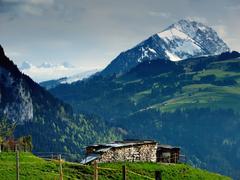 Place du Village in Pringy, Switzerland