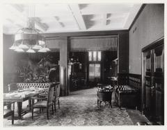 Industria club room at Dam 23-31, 1918