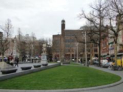 city of Amsterdam with canals and traditional Dutch architecture