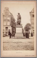 Statue of Rembrandt at the former Kaasplein and Botermarkt, Amsterdam