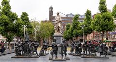 Rembrandt Monument in Amsterdam