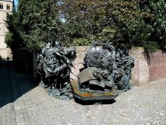 Das Stadterhebungsmonument in Düsseldorf, gestiftet vom Heimatverein Düsseldorfer Jonges e. V., errichtet 1988 zur 700-Jahrfeier der Stadterhebung